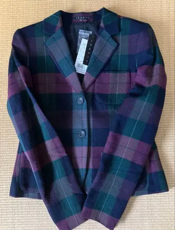 theory 체크 무늬 테일러드 자켓 2