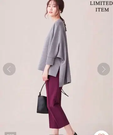 쿠미쿄쿠 상의 트레이닝복 스트레치 오버 사이즈 풀오버