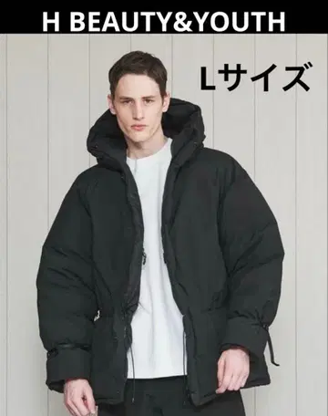 [ 새상품급 ] H BEAUTY&YOUTH 나일론 립스탑 벌룬 다운