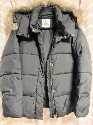 블랙 퍼 부착 3way 다운 자켓