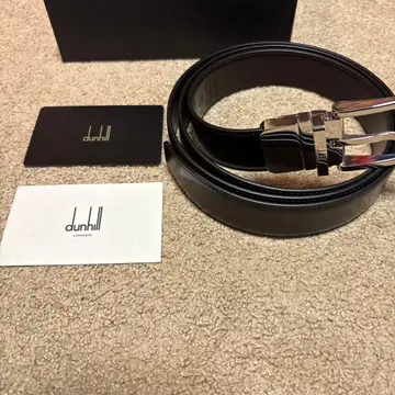 dunhill 블랙 가죽 벨트