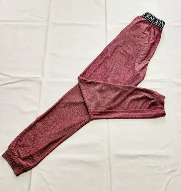 [ 새상품 미사용 ] DENNY ROSE 라메 조거 팬츠 XS 라즈베리