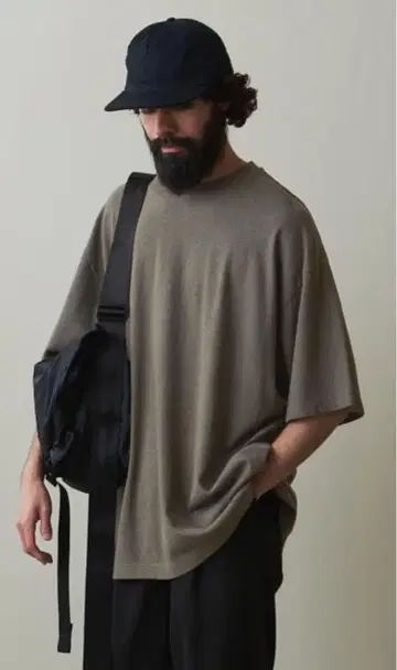 steven alan 빅 실루엣 T셔츠 올리브