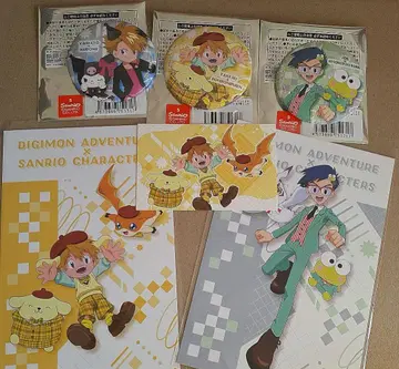 디지몬 산리오 콜라보 굿즈 세트