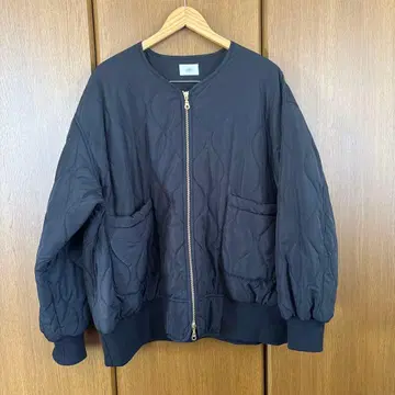 siro de labonte 블랙 퀼팅 자켓