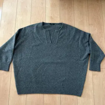 JOURNAL STANDARD 그레이 카프탄 풀오버 스웨터