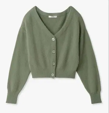 [ 새 택 포함 ] SNIDEL 올리브 그린 가디건