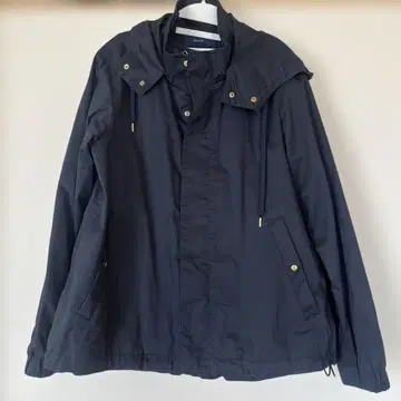 쉽스 네이비 후드 부착 마운틴 후드티