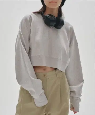 TODAYFUL 크롭 스웨트 풀오버