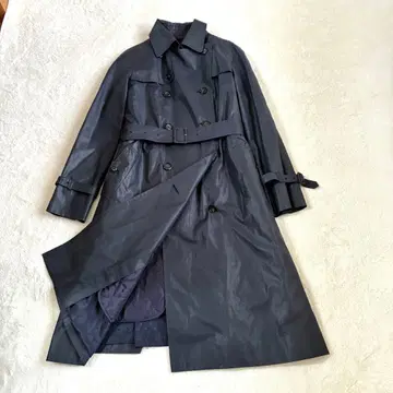 AMACA 아마카 다용도 트렌치코트 라이너 벨트 네이비 L 사이즈