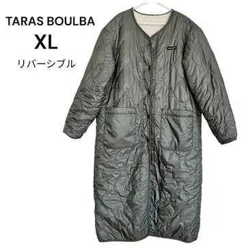 TARAS BOULBA 타라스불바 롱 보아 코트 카키 사이즈 XL