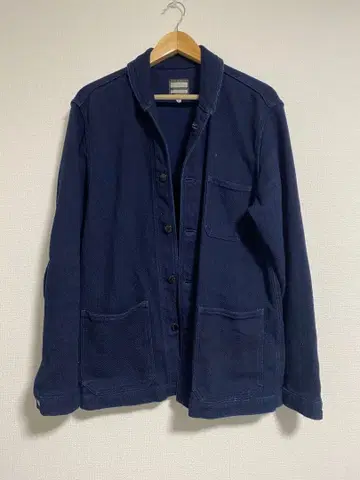 MOMOTARO JEANS 커버올 42 자가드 인디고