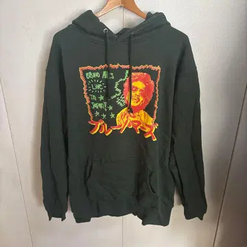 BRUNO MARS 후드티 XL 올리브 그린
