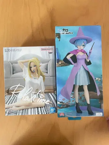 렘 피규어 2점 세트