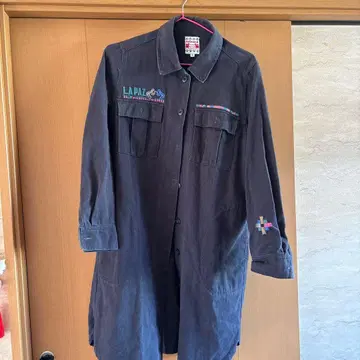 TITICACA 롱 코트 M 다크 블루