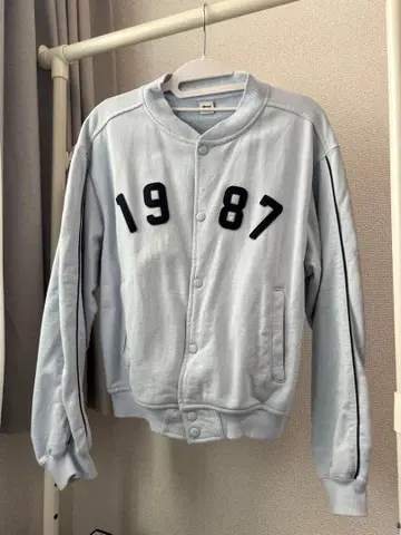 라이트 블루 바시티 자켓 1987 Mmlg