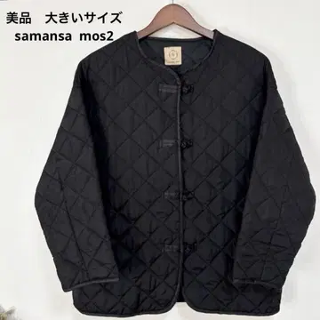 93 새상품급 빅 사이즈 samansa mos2 퀼팅 자켓
