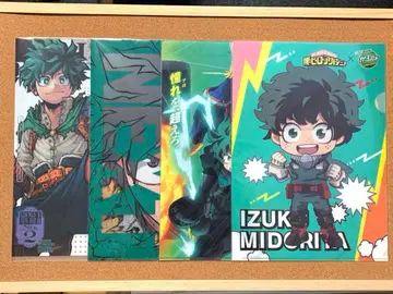 히로아카 미도리야 이즈쿠 데쿠 클리어 파일 4장 세트