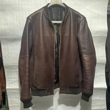 드라군 점퍼 브루나보인 호스 가죽 사이즈 2