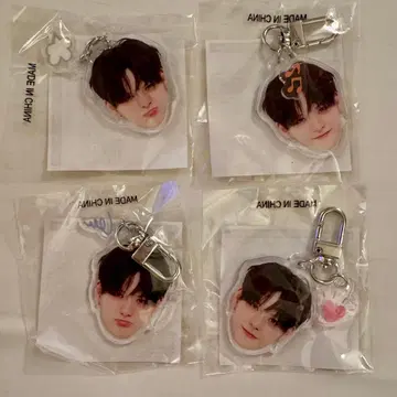 요시 요시노리 얼굴 아크릴 키링 컴프 세트 pulse on 희로애락