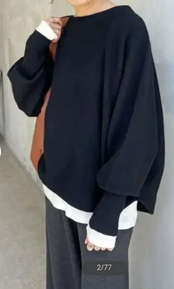 스픽 앤 스팬 돌먼 롱 리브 니트