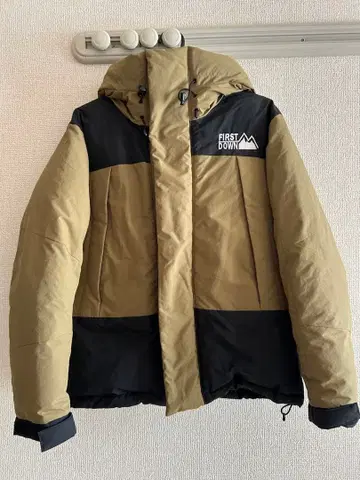 FIRST DOWN 다운 자켓 S 카키/블랙