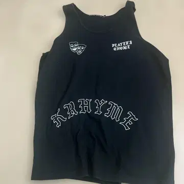 KRHYME DESIGN 블랙 탱크탑 XL avalanche