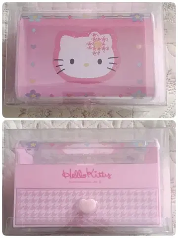 하자품! 헬로키티 50주년 미니 서랍 소품함 카오하나 헤이세이 레트로