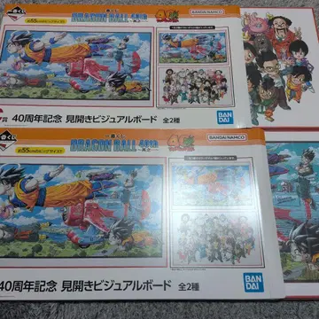 드래곤볼 제일복권 C상 2종류 컴프 세트 비주얼 보드