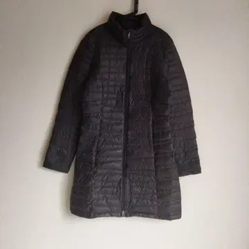 Patagonia 다운 롱 코트 블랙 얇은 소재 경량