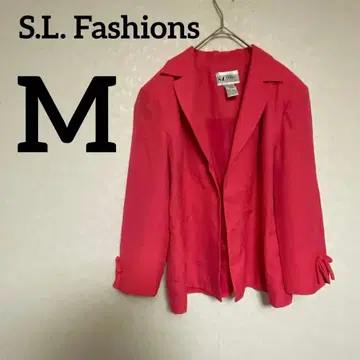S.L. Fashions 테일러드 자켓 사이즈 8 / M 핑크