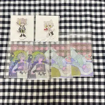 18trip 에이트리 마네키네코 클리어 카드 아크릴 스탠드 류이 토이