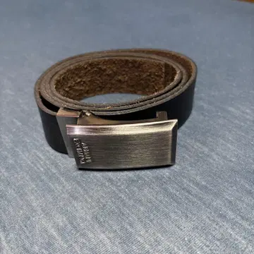 Armani Exchange 블랙 가죽 벨트