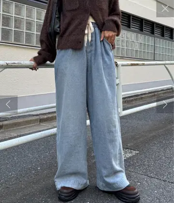 [ 새상품 ] 스타일업 부드러운 와이드 이지 팬츠 / 데님 / 슬랙스 M