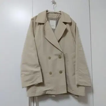[ 새상품 ] Studio CLIP 베이지 숏 트렌치코트
