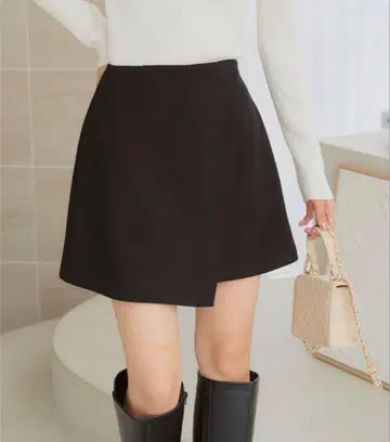 고베 레터스 다이버 스코트 치마바지 블랙 M