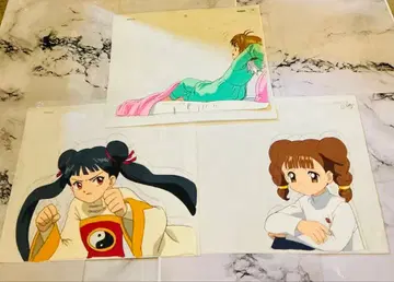 카드캡터 사쿠라 셀화 사쿠라, 리 메이링, 치하루 3장 세트