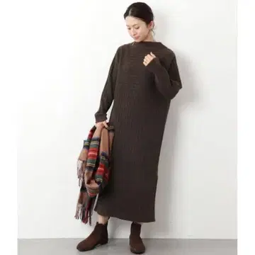 저널 스탠다드 리룸 브리티시 리브 니트 원피스