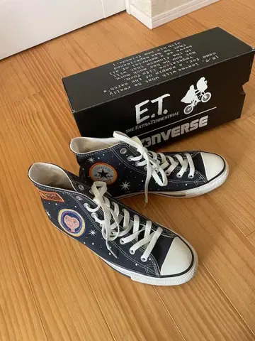 CONVERSE E.T. 콜라보 스니커즈 27cm 블랙