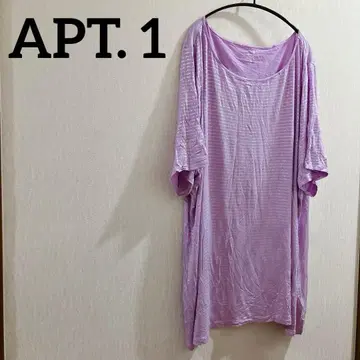 APT. 1 엘르 슬리브 퍼플 튜닉 라메 믹스 봄/여름