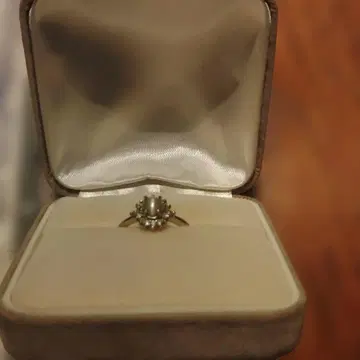 플래티넘 반지 천연 크리소베릴 캣츠아이