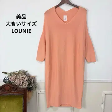B 새상품급 빅 사이즈 LOUNIE 니트 원피스
