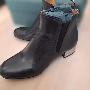 미사용 Church's 36 사이드 고어 숏부츠 블랙