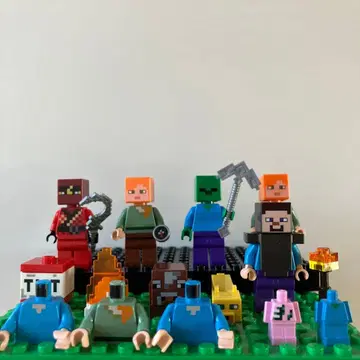 LEGO 마인크래프트 묶음 판매 정품 마인크래프트 미니 피규어