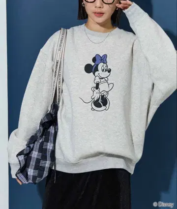 프릭스스토어 한정판 별주 미니 마우스 vintage 가공 맨투맨