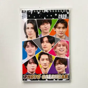 새상품 SnowMan 스노우맨 전원 2026 탁상 달력 포토 달력