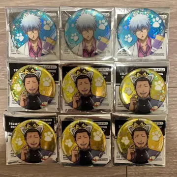 은혼 3년 Z반 긴파치 선생님 난자 캔뱃지 긴파치 곤도 이사오