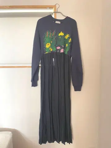 POTTO 리메이크 원피스 네이비