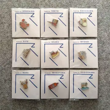 토요코인 TOYOKO INN 지역 한정 GENKI 배지 9종 세트
