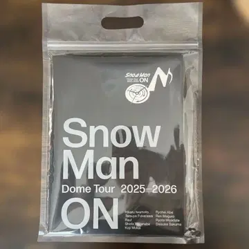 새상품 SnowMan Dome Tour 2025-2026 ON 팜플렛